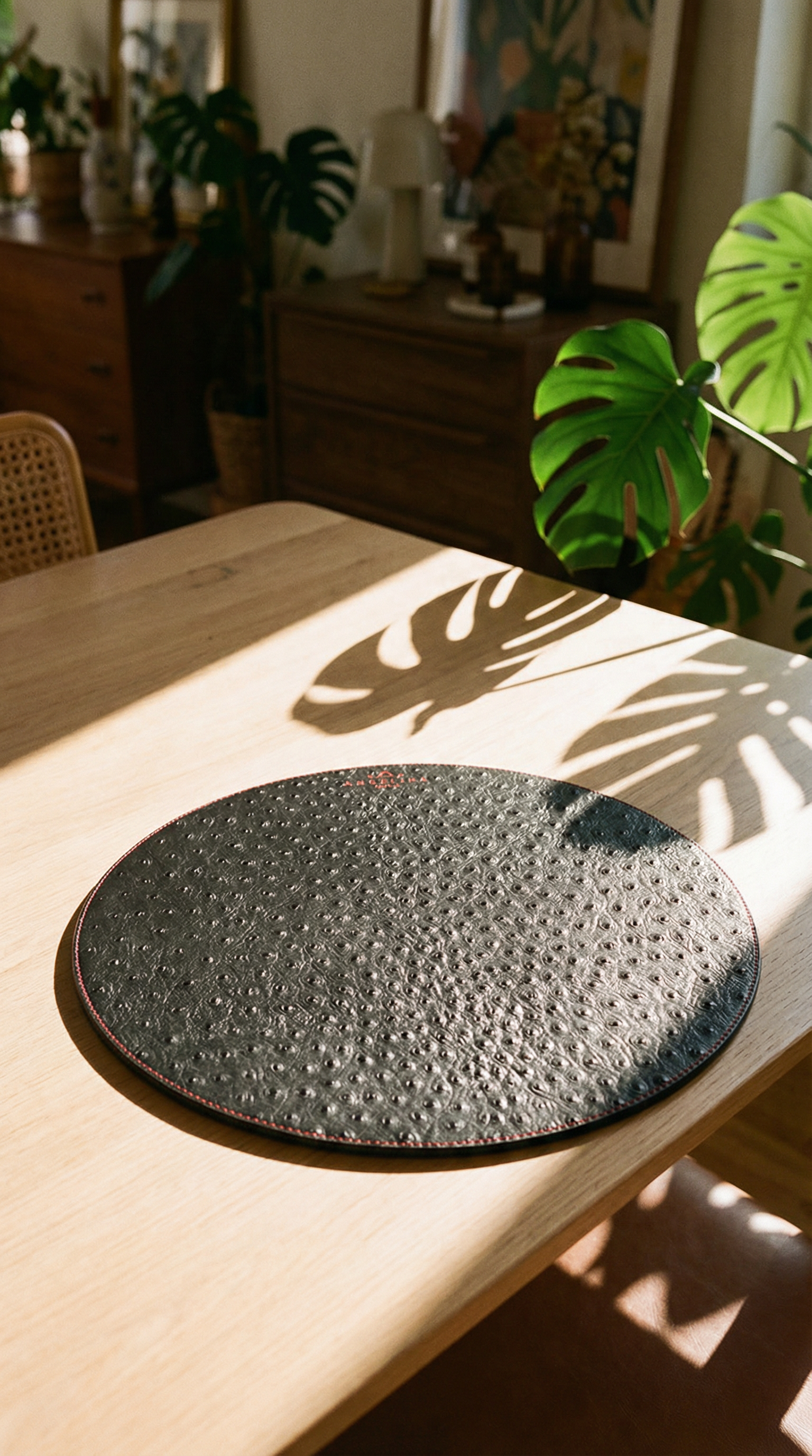 AI product shot of Placemat circle 38
