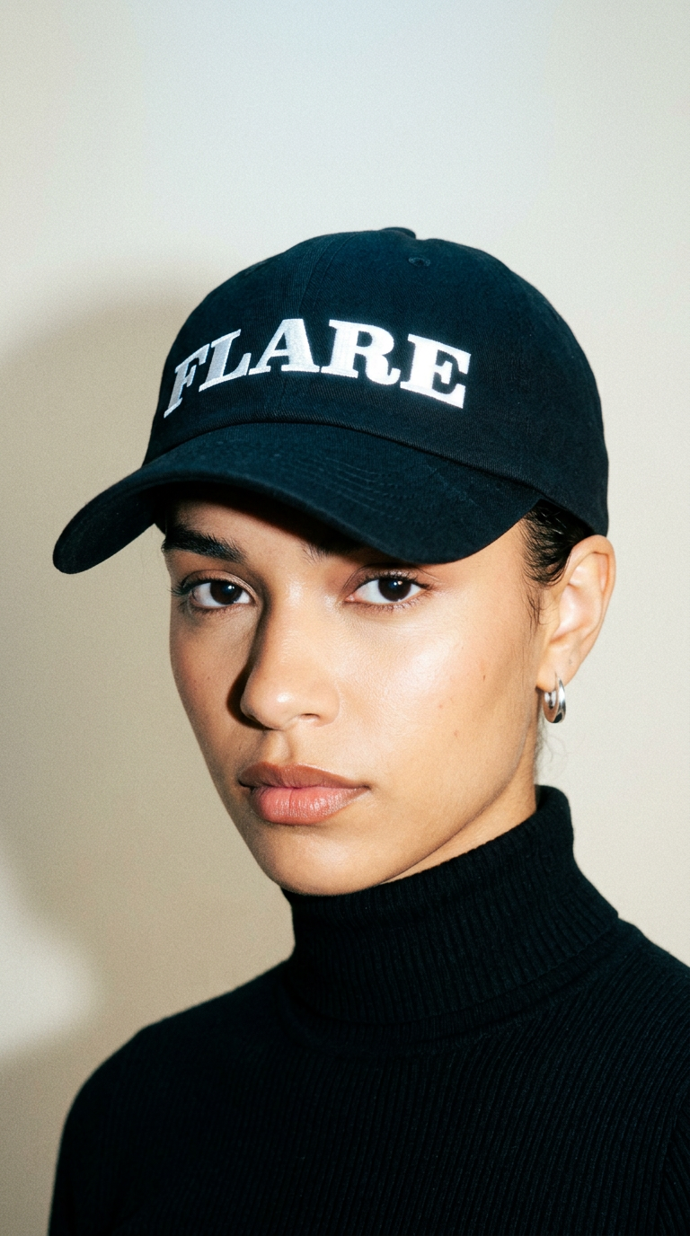 AI product shot of Flare Classic Unstructured Cap