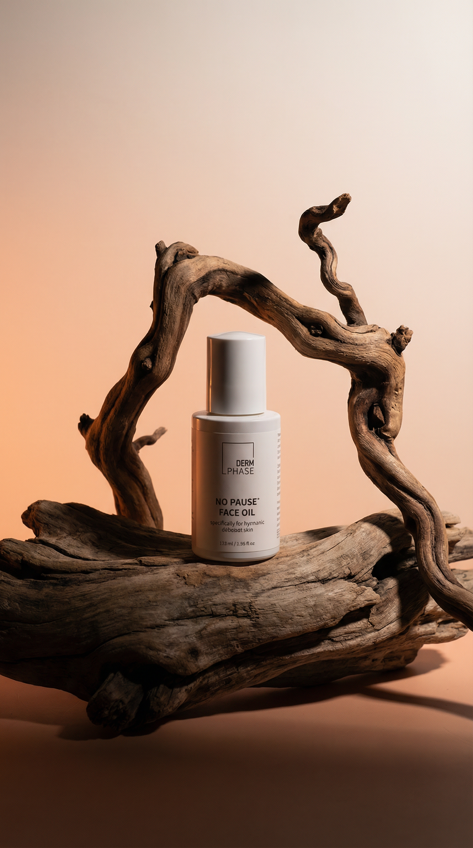 AI product shot of NO PAUSE™ FACE OIL