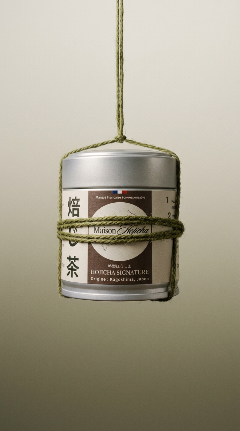 AI product shot of HOJICHA SIGNATURE 30g