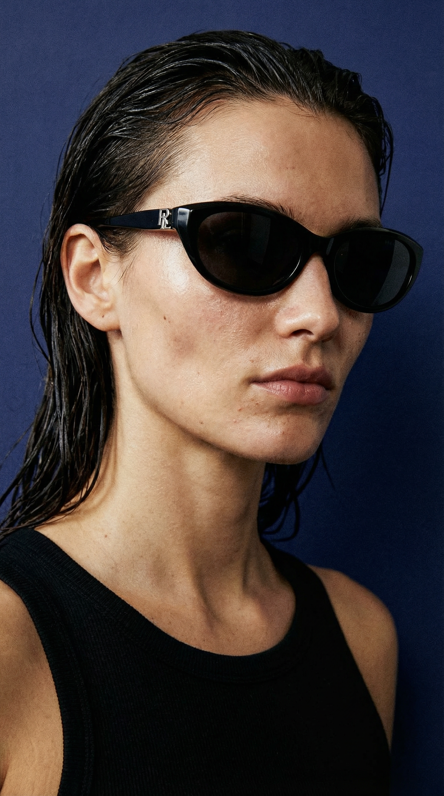 AI product shot of RL Oval Sunglasses