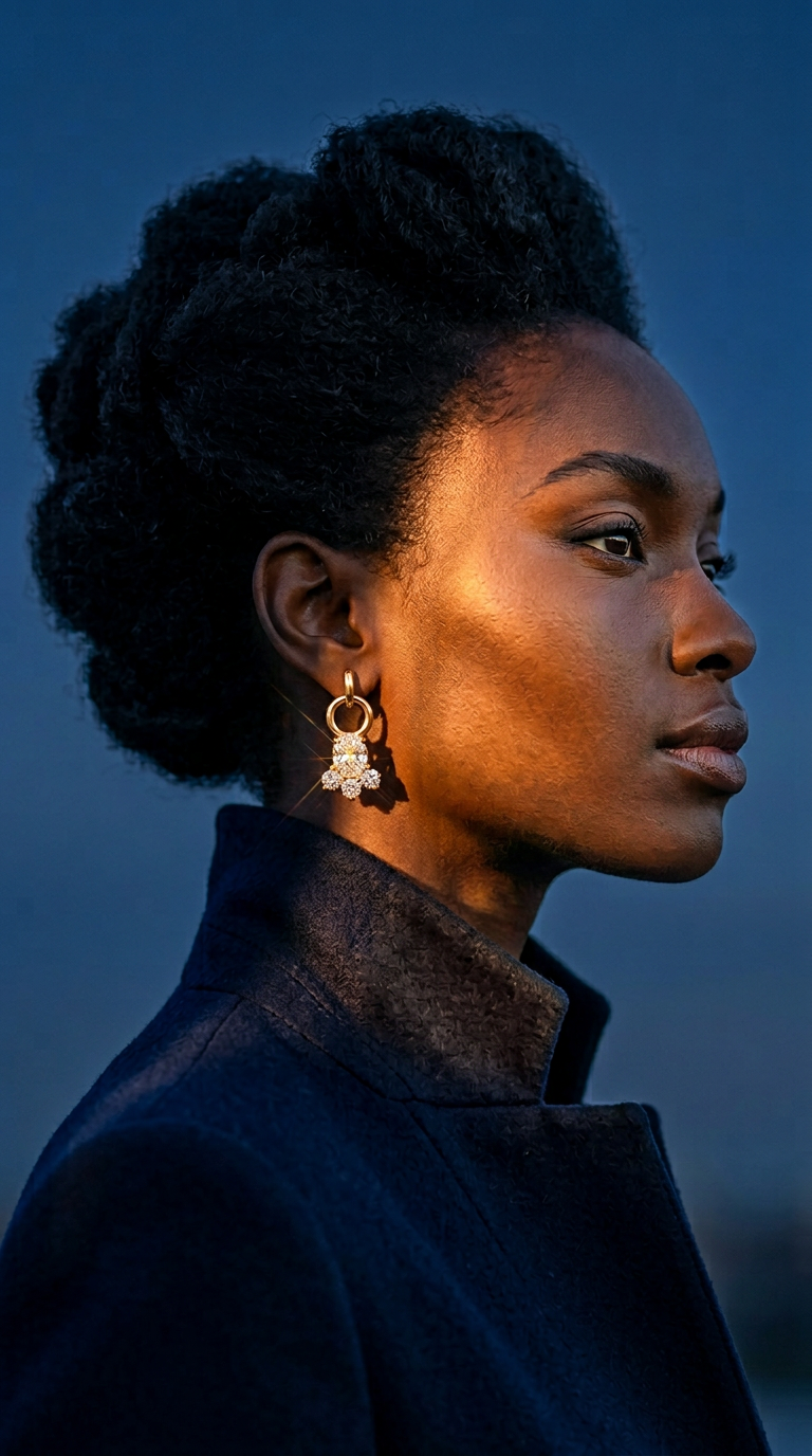 AI product shot of Flower Bud Charm