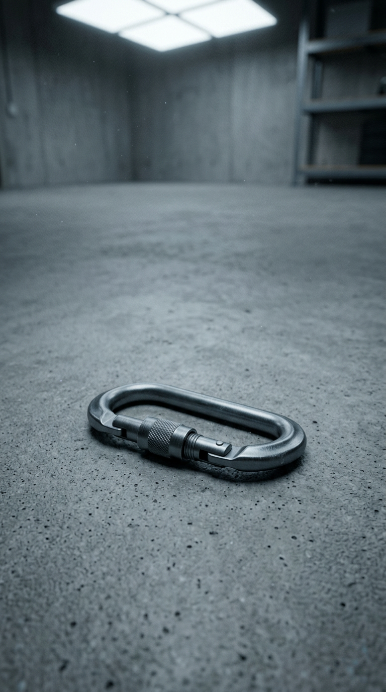 AI product shot of Carabiner // Soma