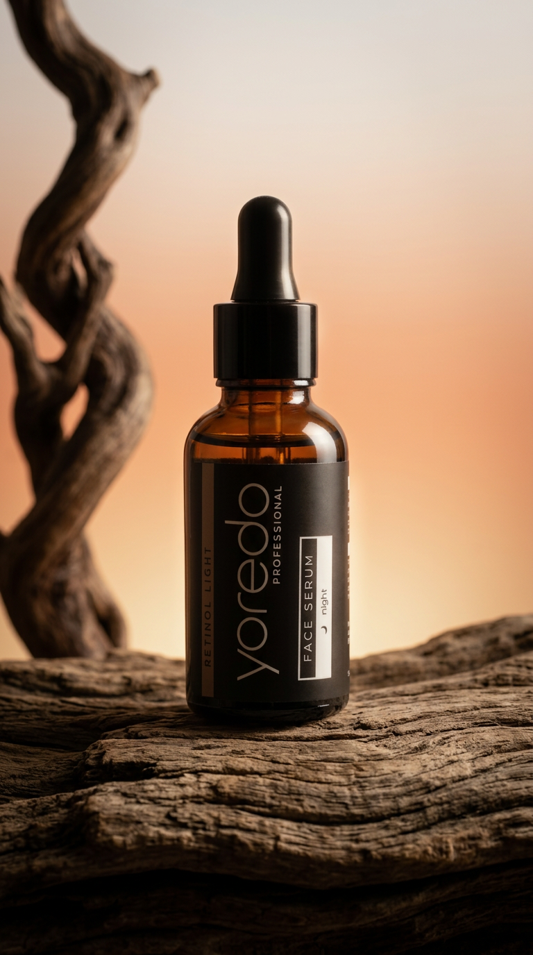 AI product shot of Yoredo Professional Retinol Light Serum 30ml [night]