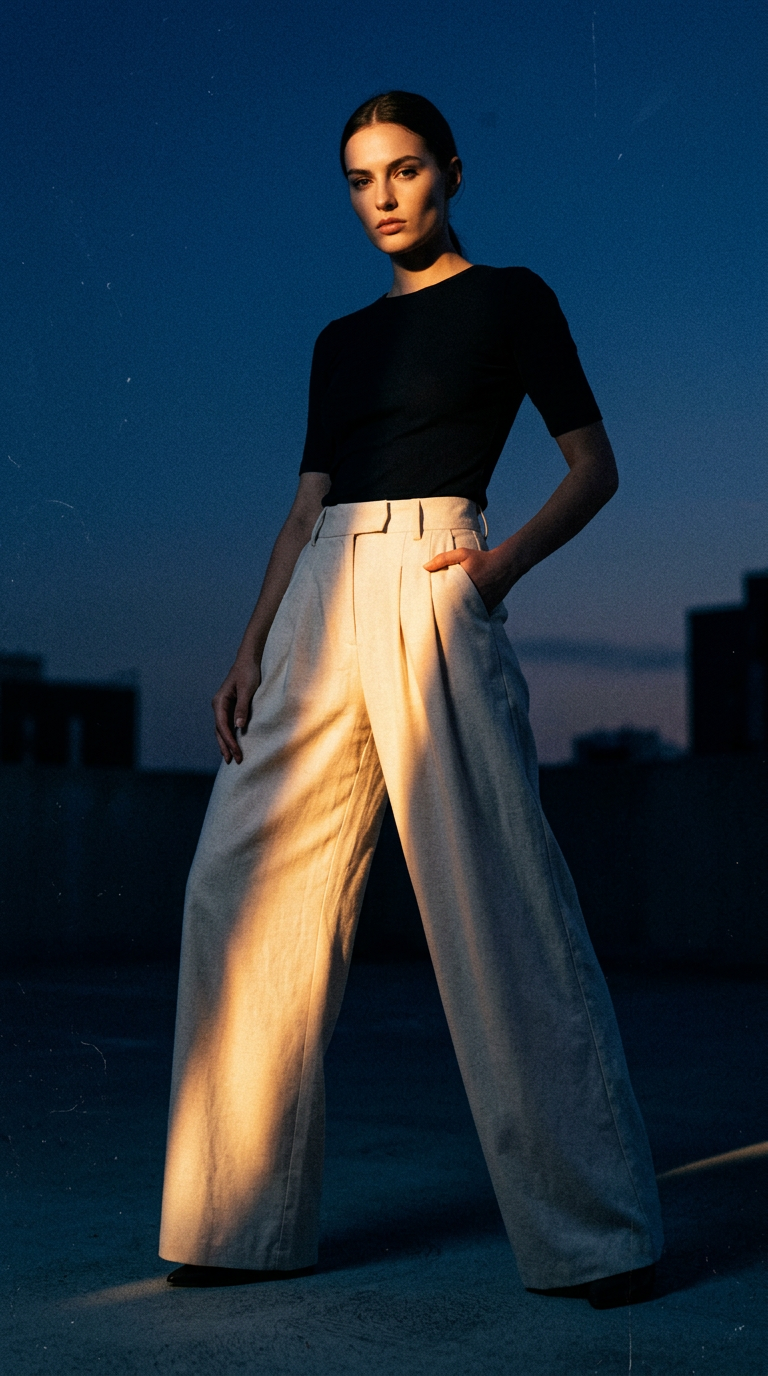 AI product shot of Club l'Avenir - Broek Aline'CL - Sand Melee