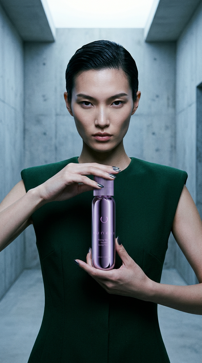 AI product shot of Rising Moon Secret Scalp Toner