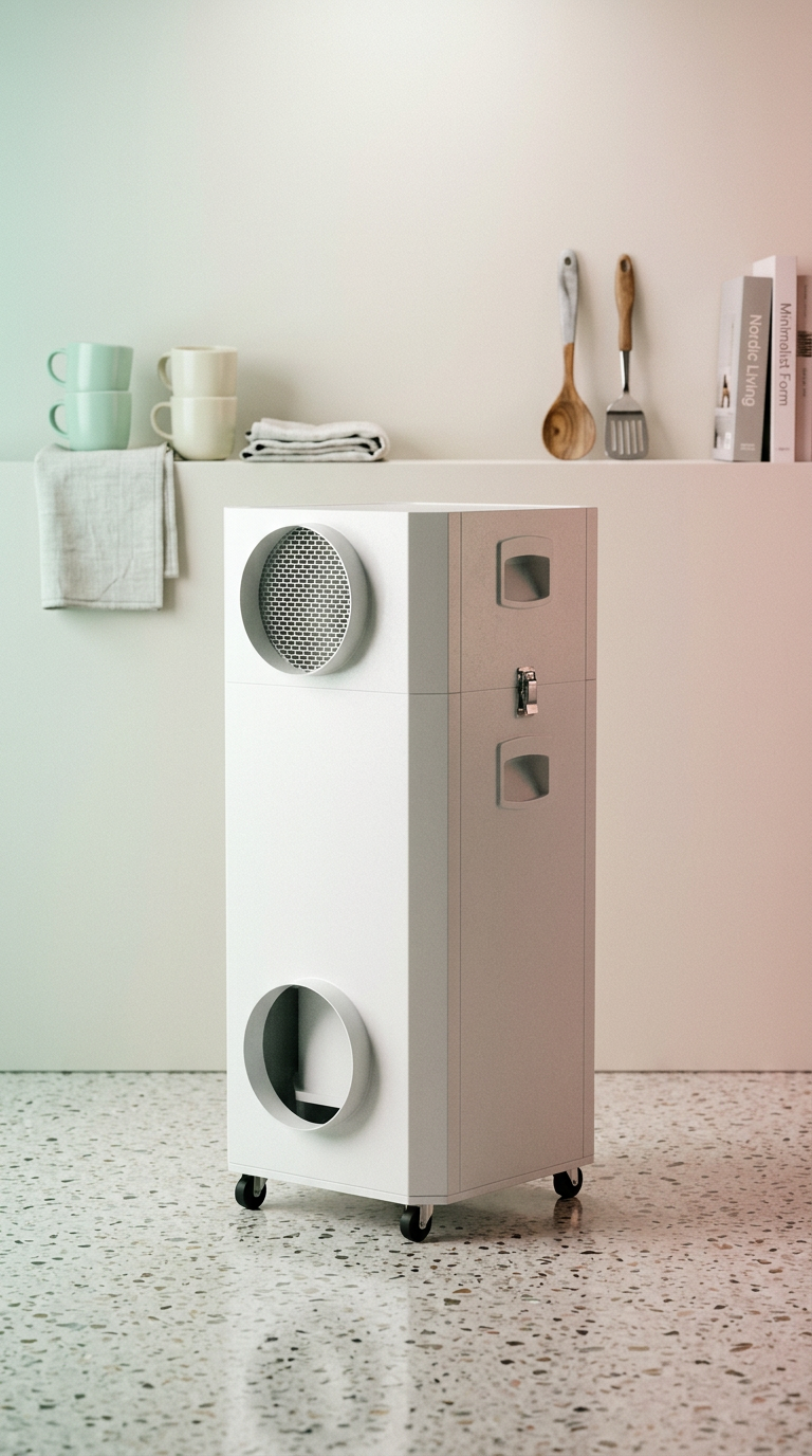 AI product shot of INOVA E400 Commercial Air Purifier.