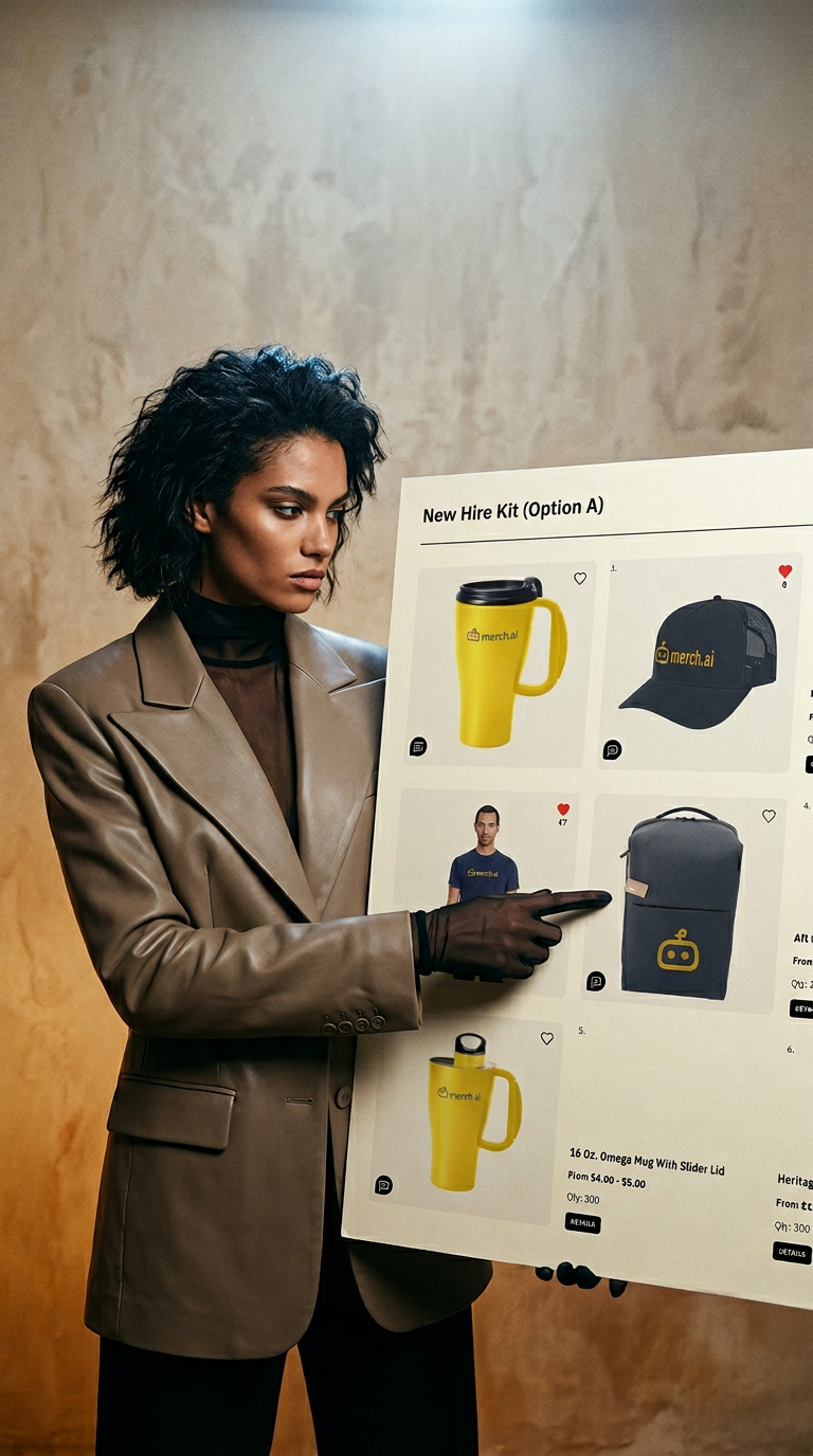 AI product shot of Custom Presentations