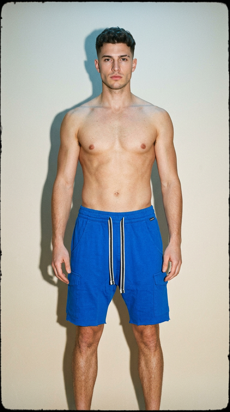 AI product shot of RUMBLE SHORT