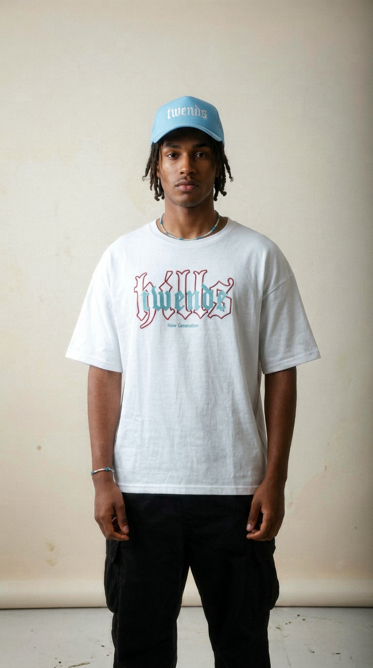 AI product shot of New generation T-shirt