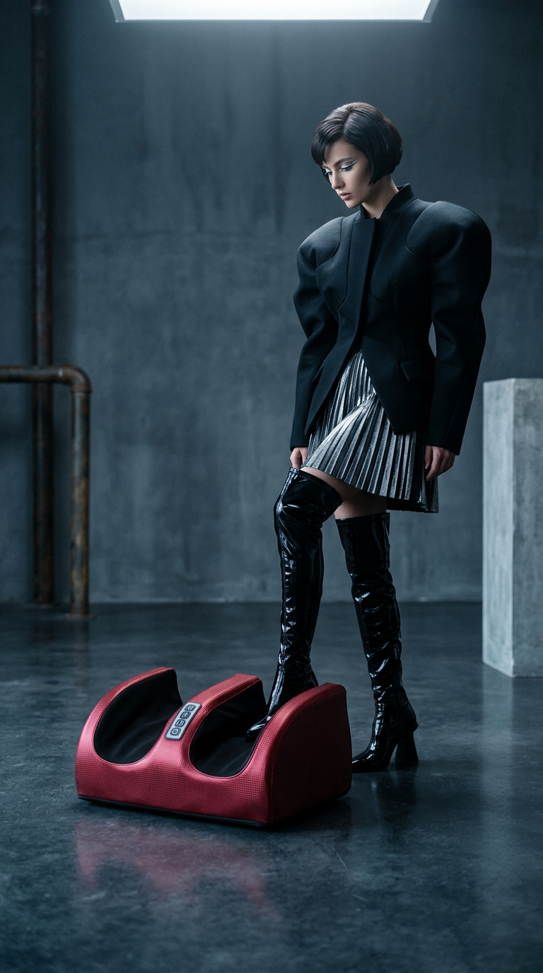 AI product shot of Infrared Shiatsu Heat Foot Massager