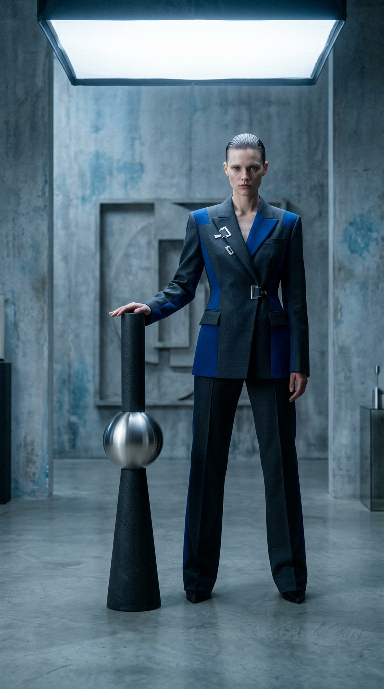 AI product shot of Birch wood custom leg, H943x200 RAL3005