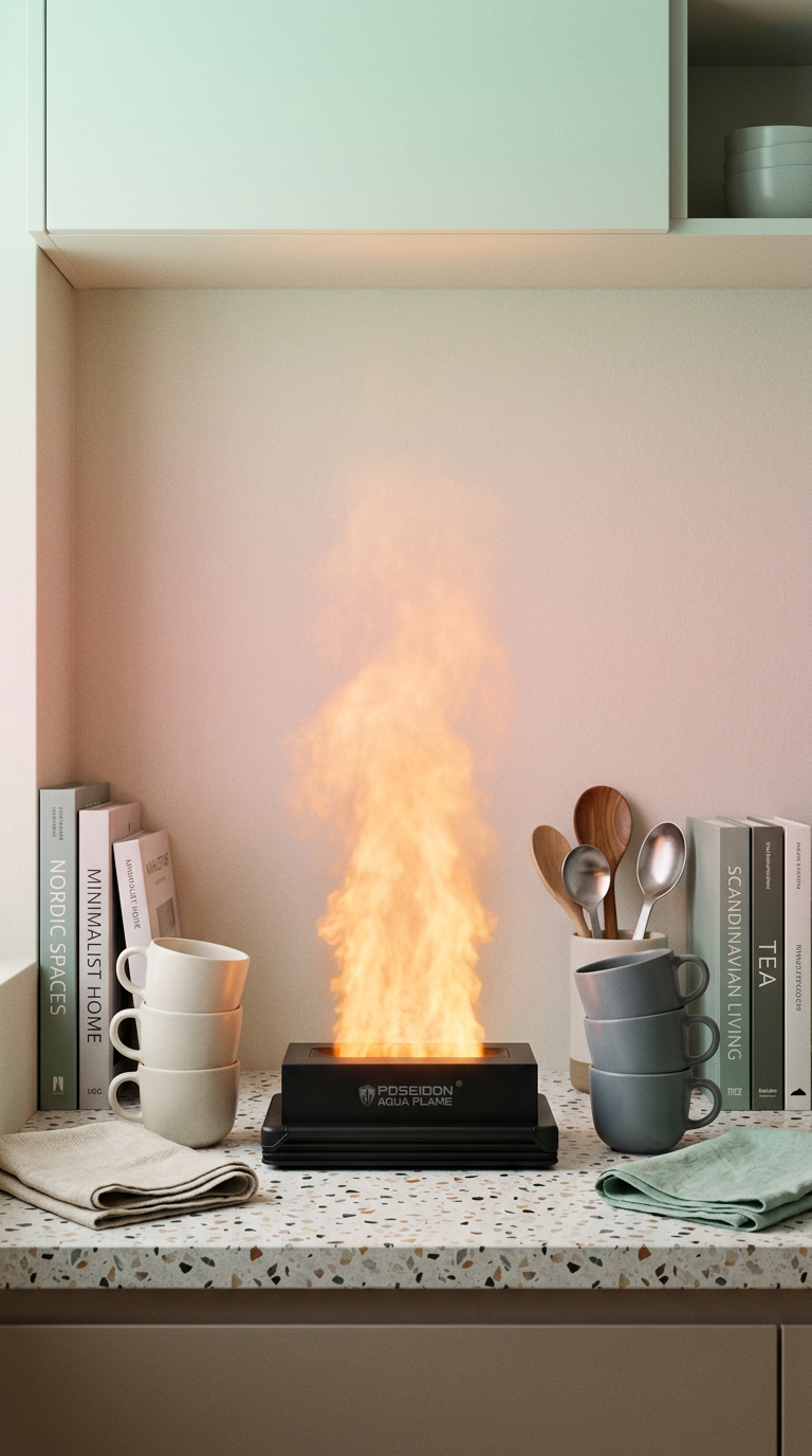 AI product shot of Poseidon Aqua Flame