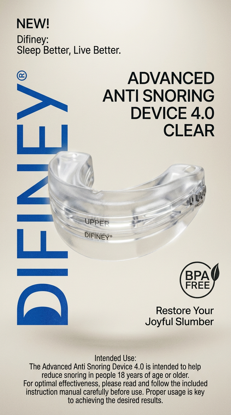 AI product shot of Advanced Anti Snoring Device 4.0