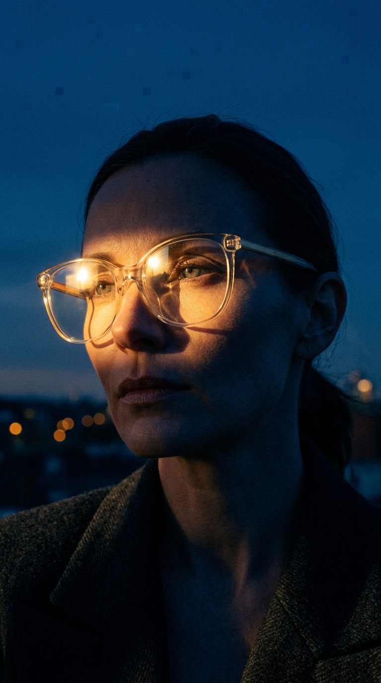 AI product shot of DIOR CLEAR GOLD WOMENS FRAME