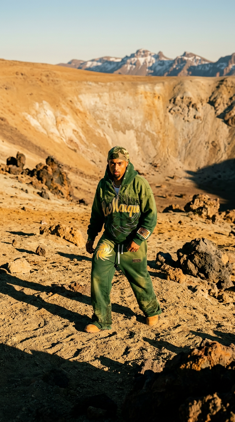 AI product shot of Perseverance Set — Jungle Colorway