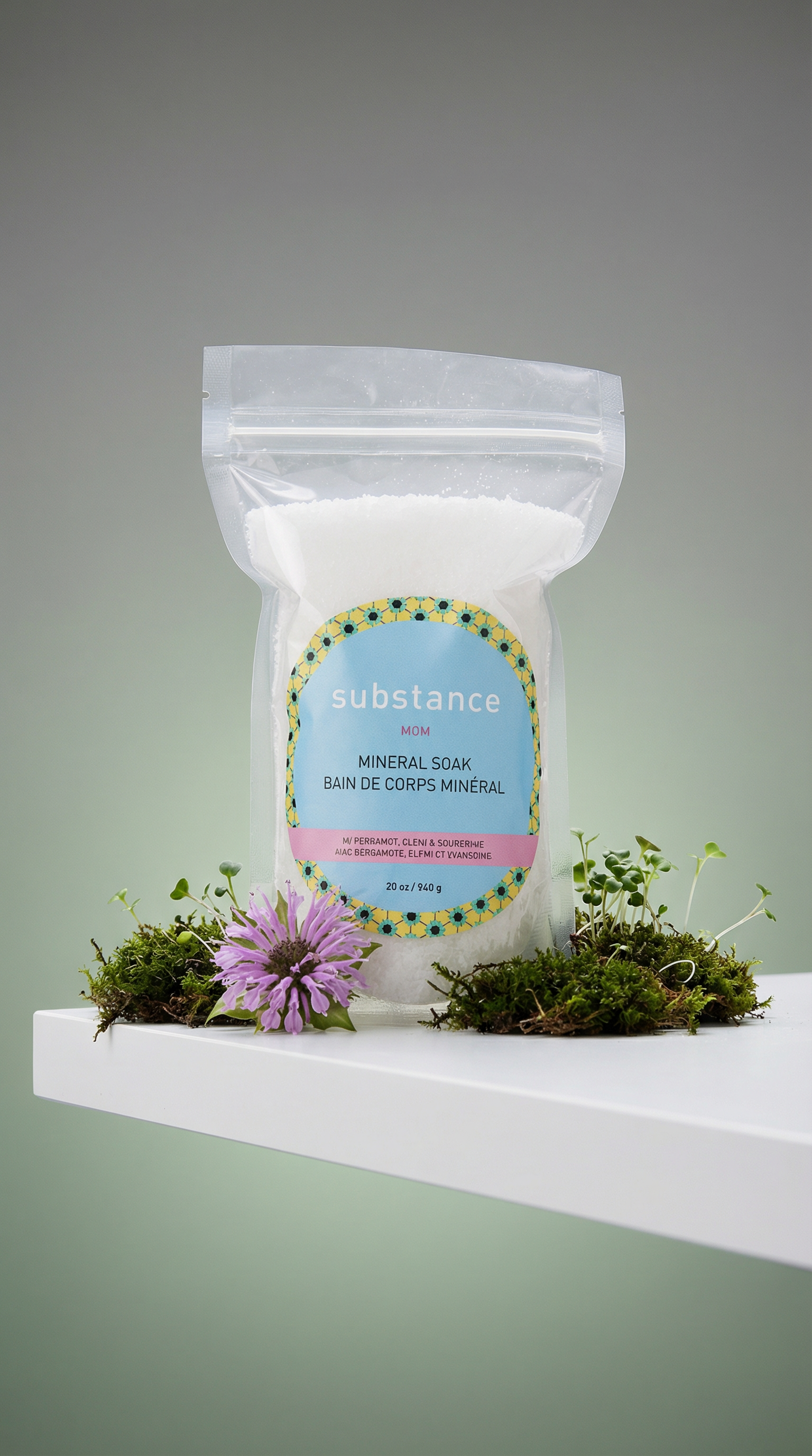 AI product shot of Mineral Soak