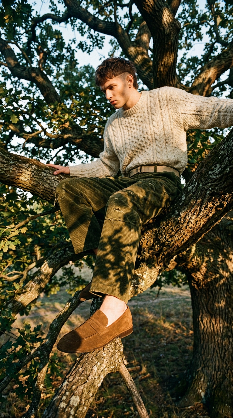 AI product shot of Windsor Cali Loafer Shoe - Brandy