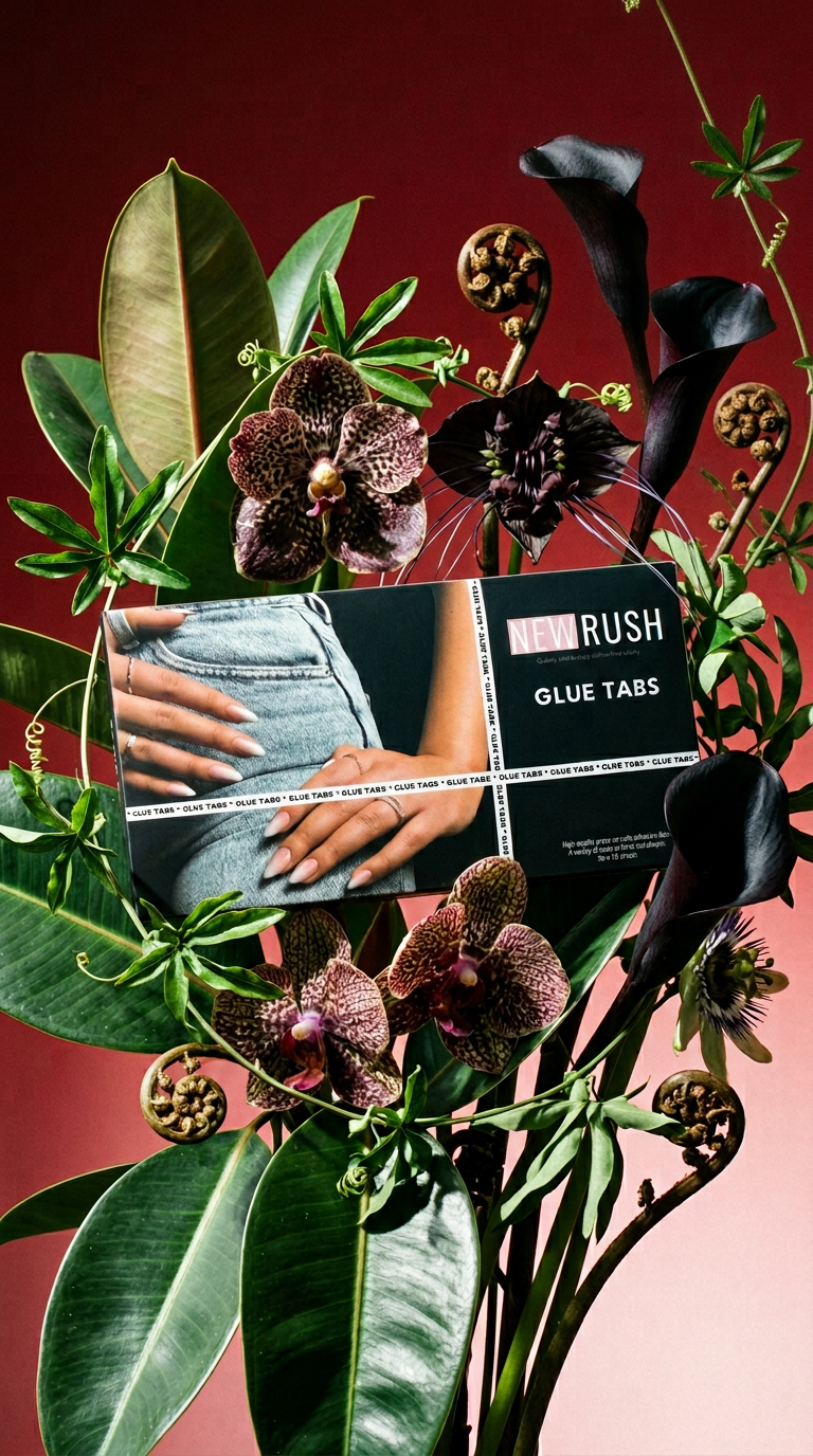 AI product shot of NEWRUSH HIGH QUALITY GLUE TABS