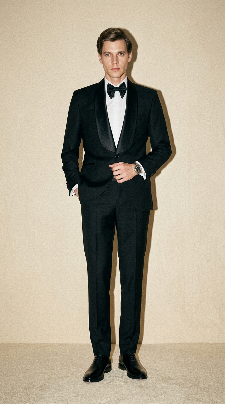 AI product shot of Valente Tuxedo Jacket – Single Piece (Jacket Only)