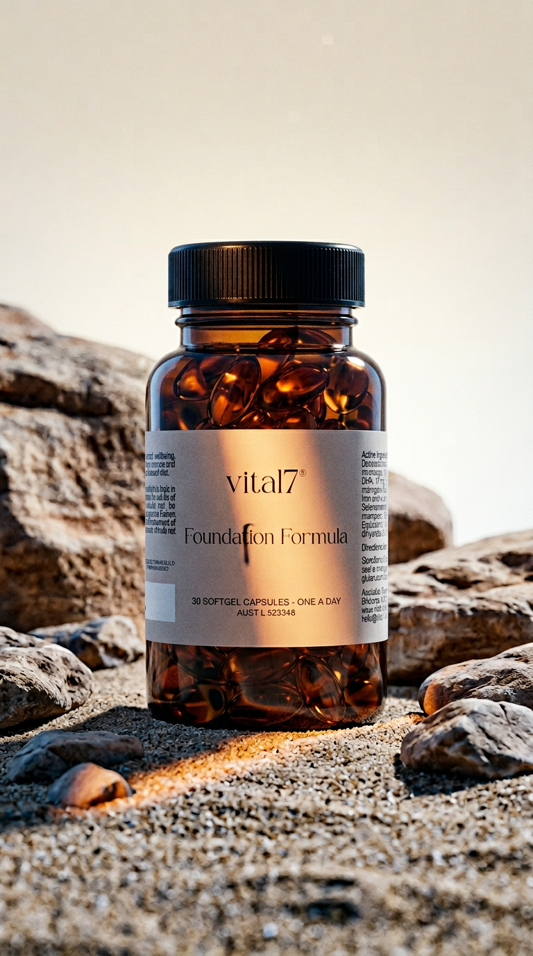 AI product shot of Vital7 Foundation Formula - Preorder