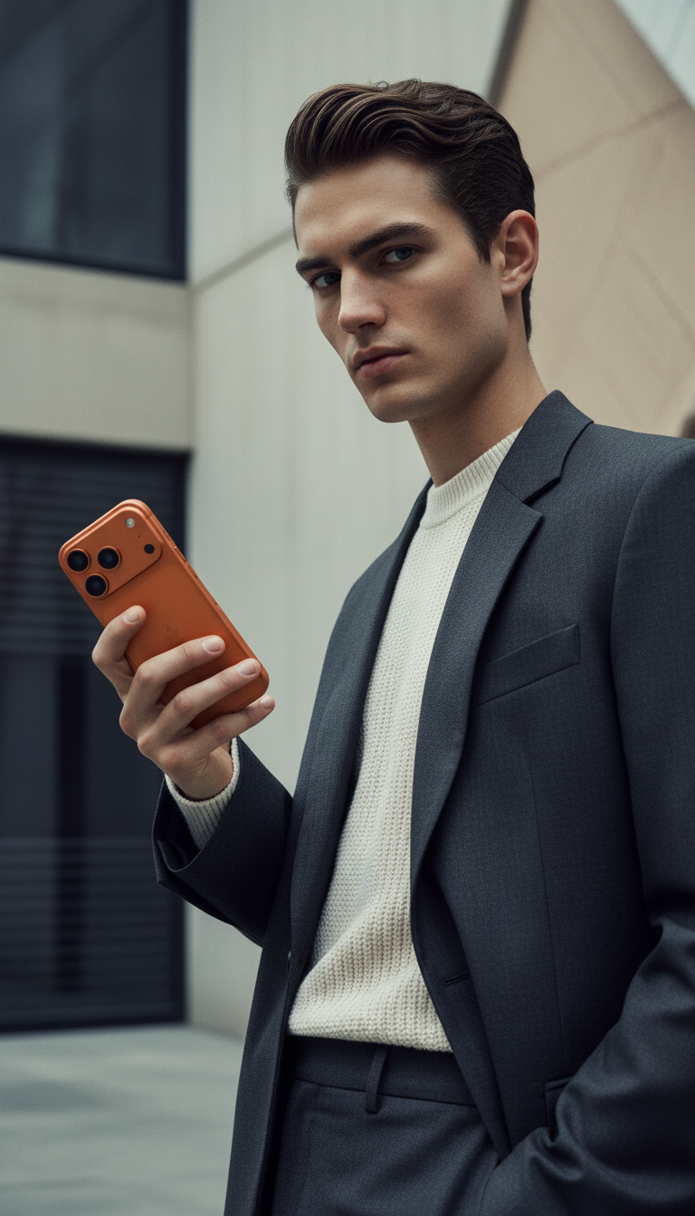 AI product shot of iPhone 17 Pro