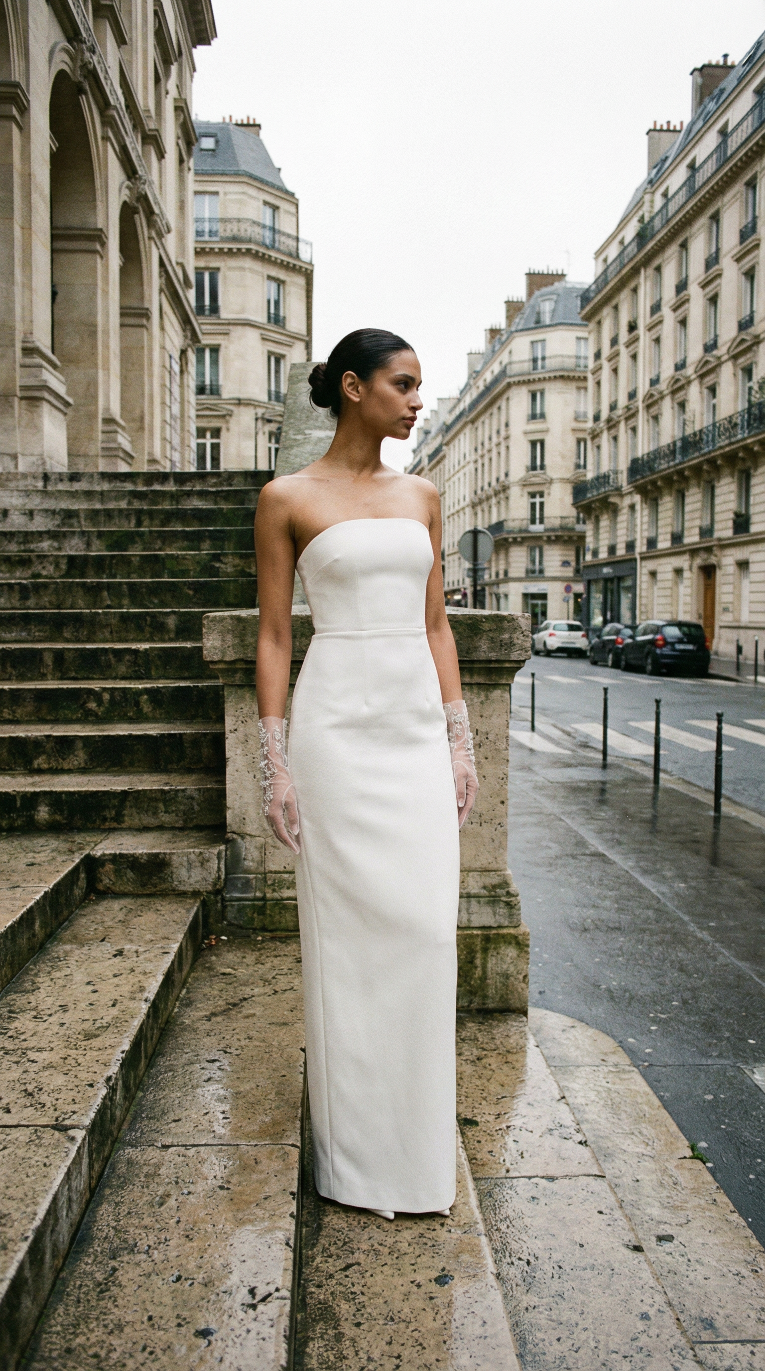 AI product shot of Azrael Long Dress