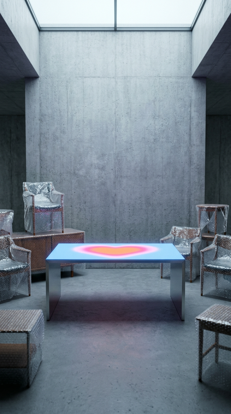 AI product shot of Nebula Control Desk