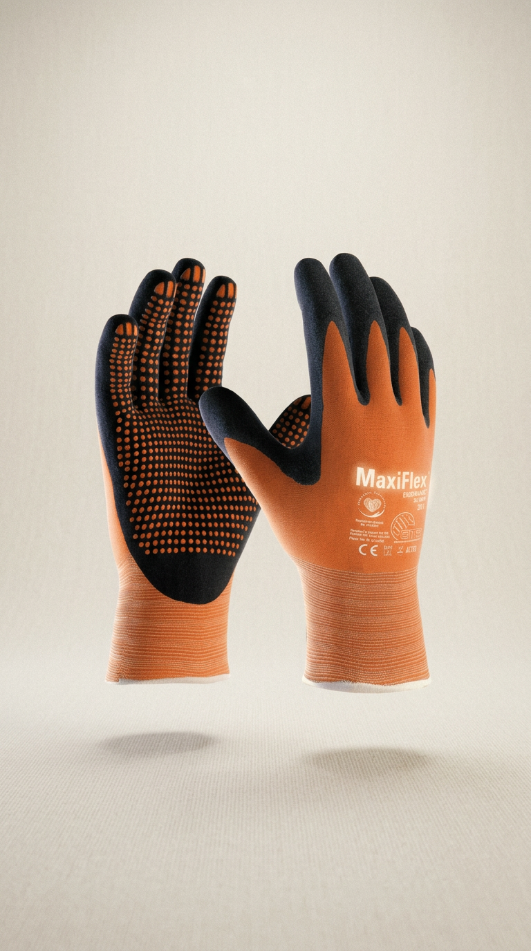 AI product shot of Nitril Montagehandschuhe 34-848 MaxiFlex Endurance 9 (L)