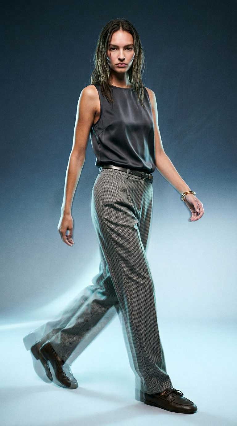 AI product shot of A&F Quinn Tailored Straight Pant