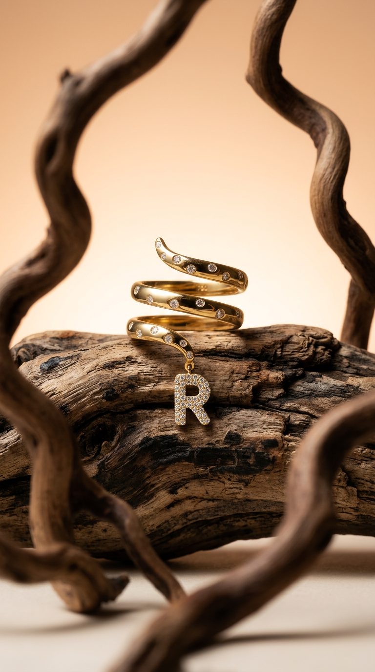 AI product shot of Scattered Diamond Ring