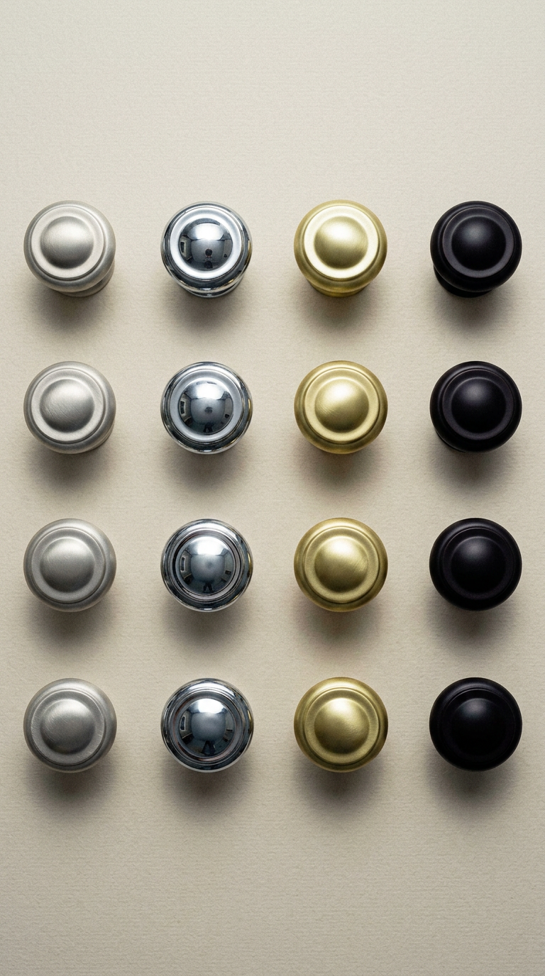 AI product shot of Broken Hill Classic Round Drawer Knobs