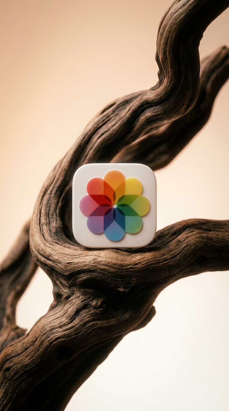 AI product shot of iCloud Photos