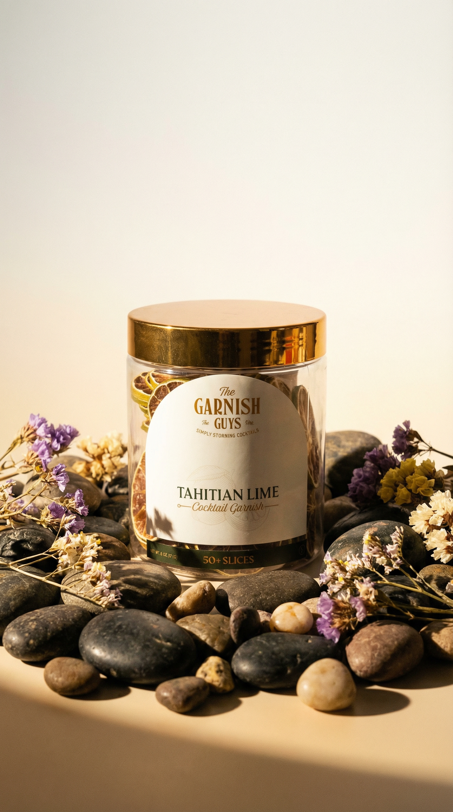 AI product shot of Persian Lime Garnish