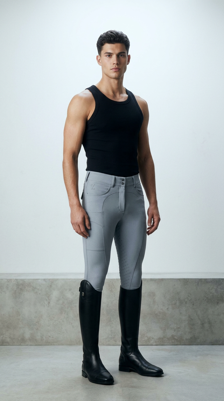 AI product shot of Lightweight Performance Breeches Stone