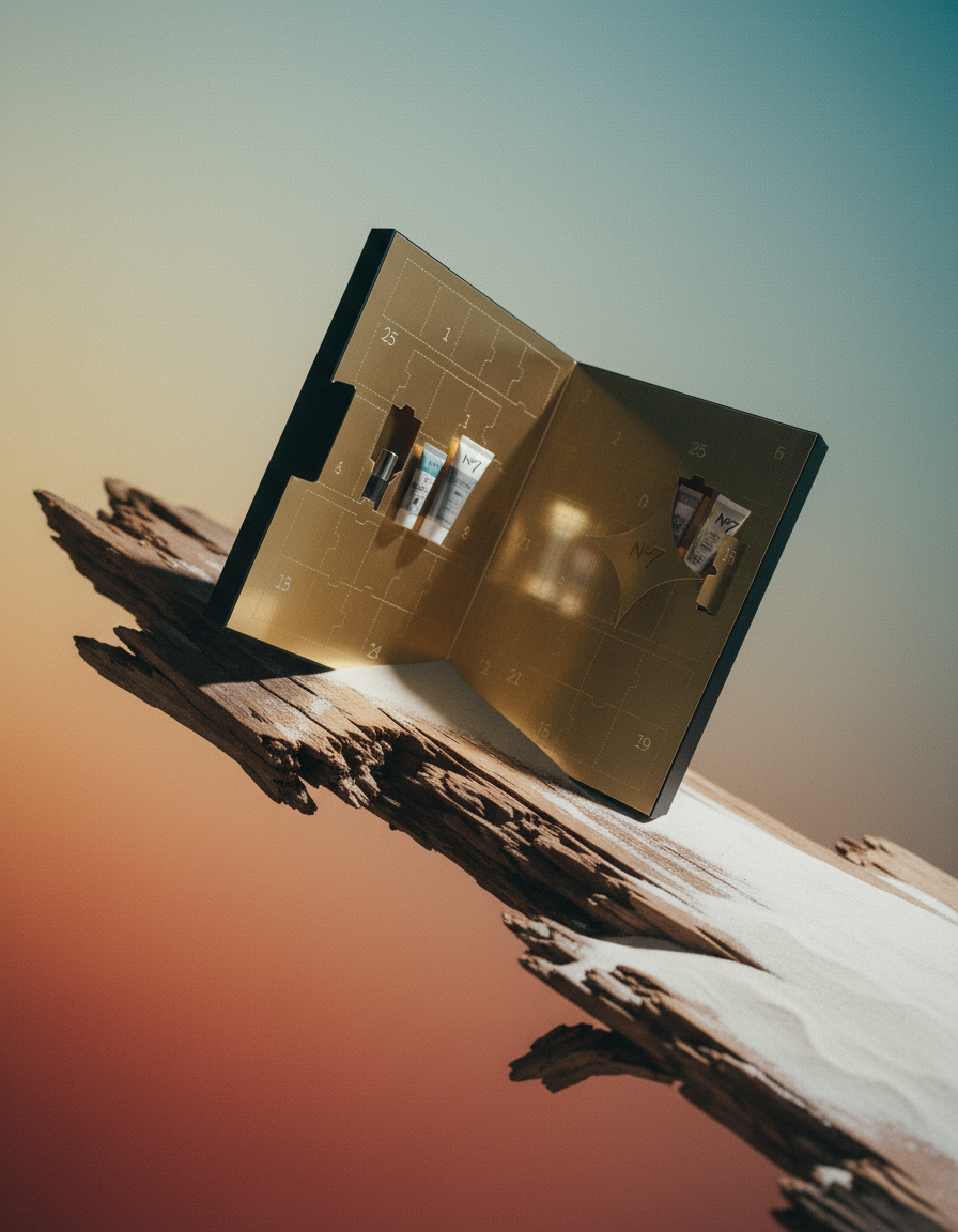 AI product shot of No7 Beauty Advent Calendar
