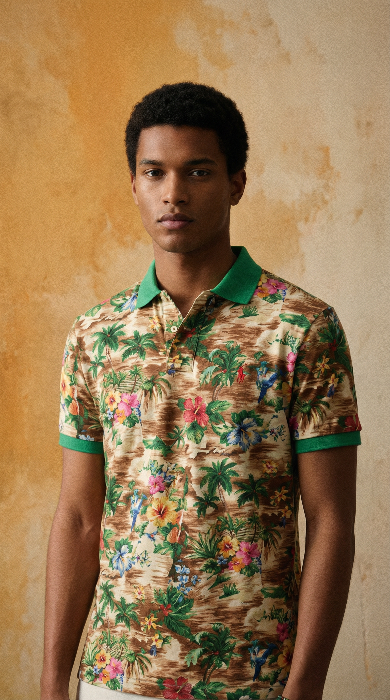 AI product shot of Create Your Own Men's Polo Shirt