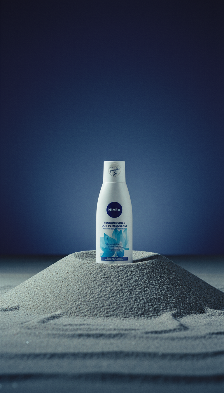 AI product shot of Nivea Essentials Verfrissende Reinigingsmelk - 6x200ml - Voordeelverpakking