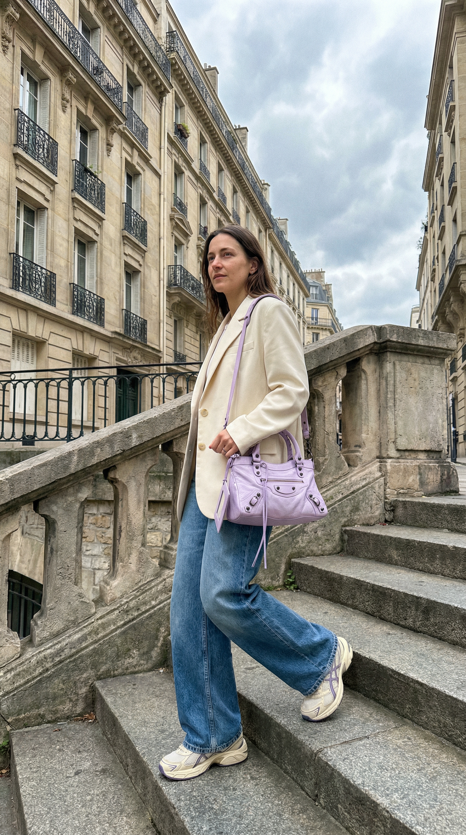 AI product shot of le city first bag