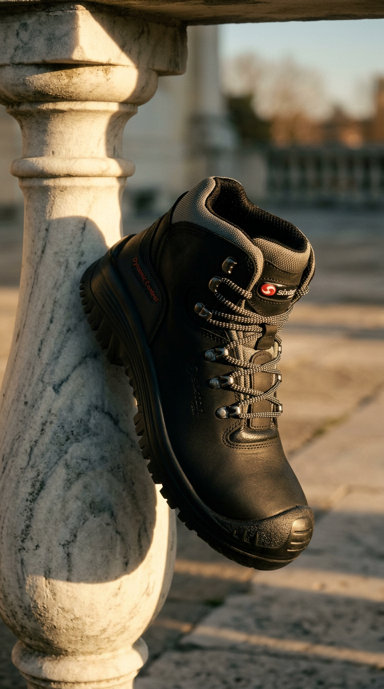AI product shot of Sixton Sicherheitsschuhe S3 Schnürstiefel Corvara - schwarz 43