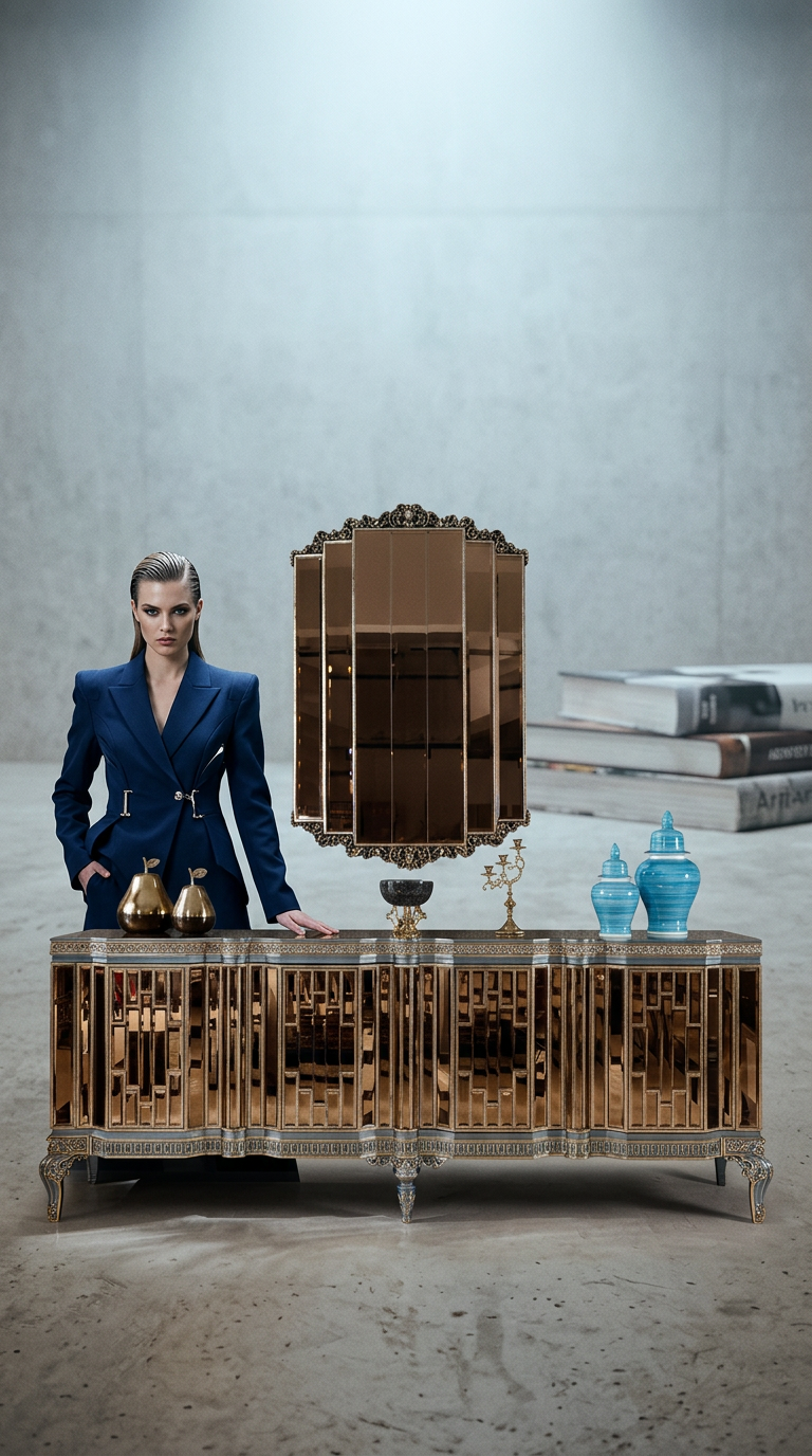 AI product shot of Savoy Sideboard