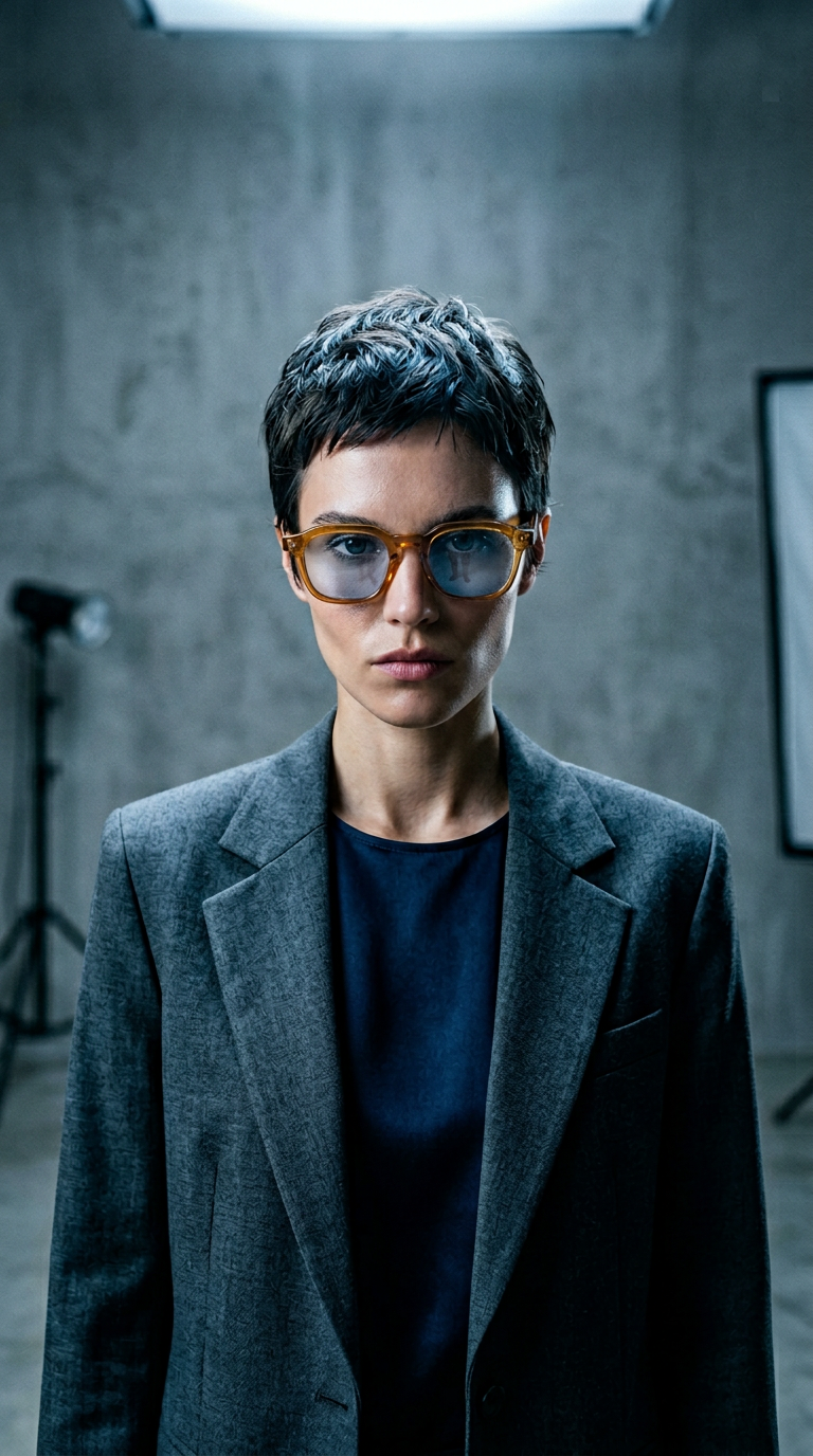 AI product shot of Q-Ora Valen Glasses