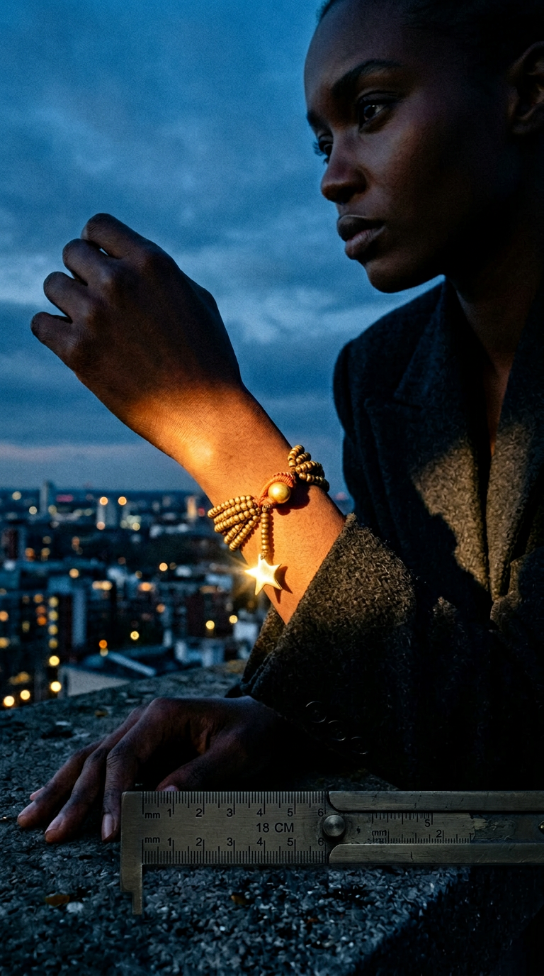 AI product shot of KILAMO CHARM BRACELET