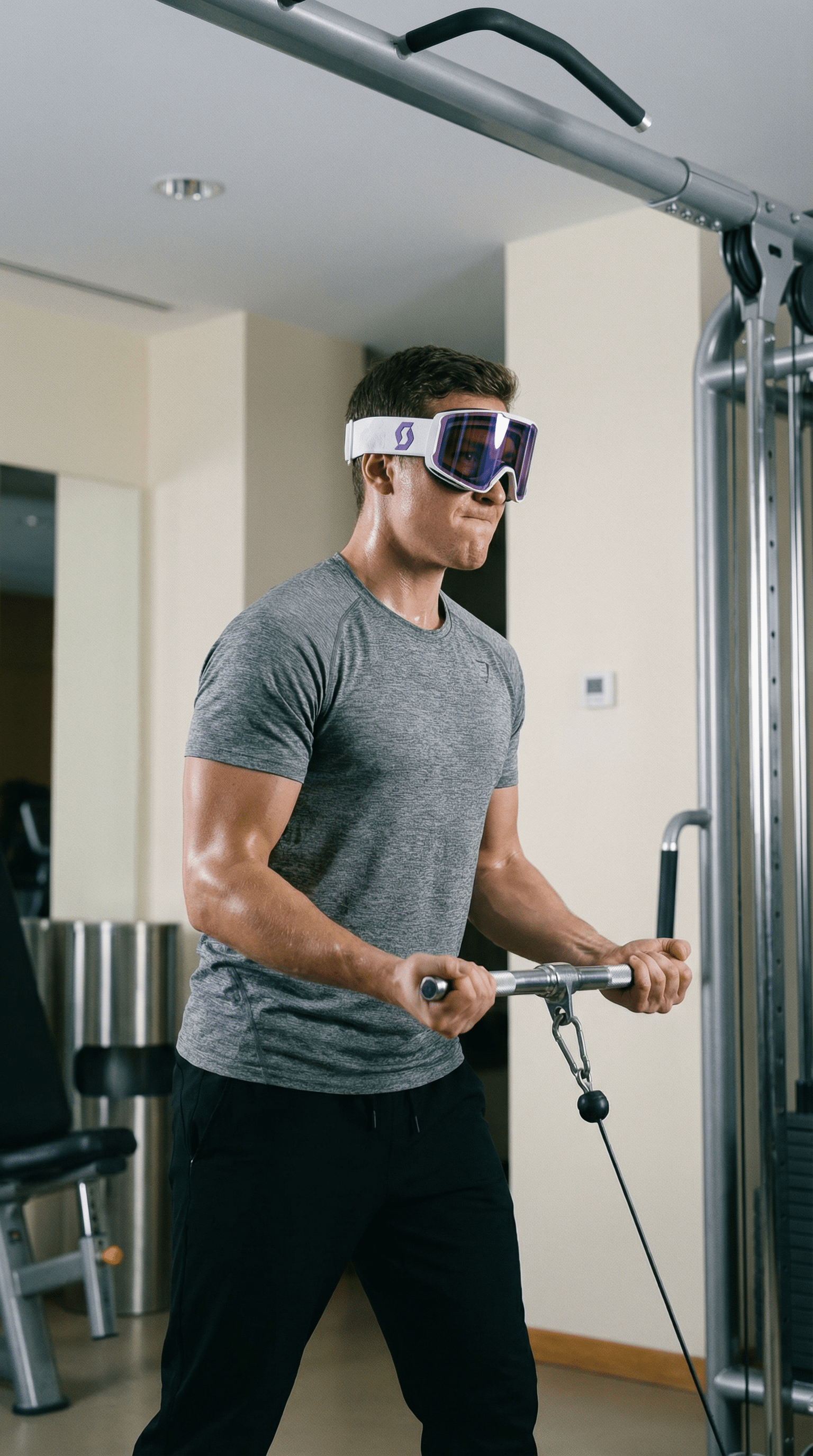 AI product shot of Ski and Sport Goggles
