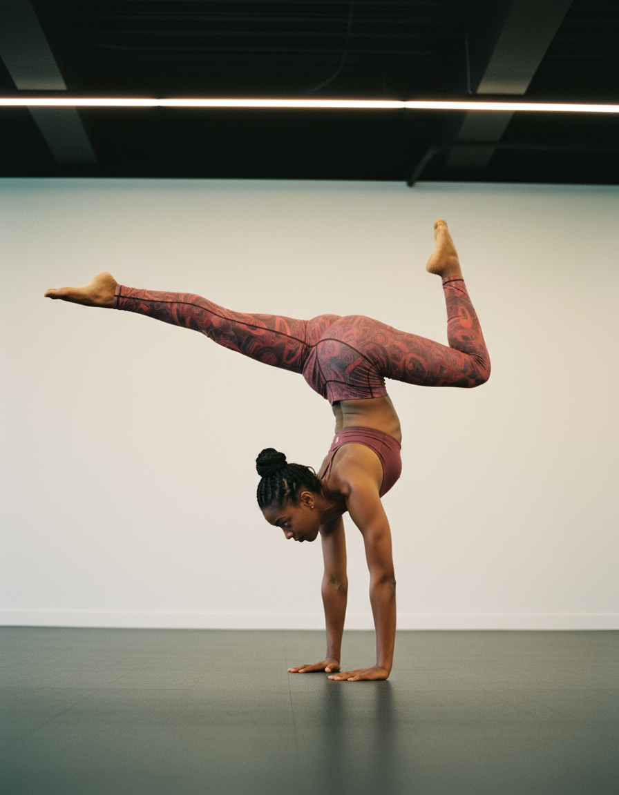 AI product shot of Eagle Frog Astro Dust Luxe Pocket Leggings