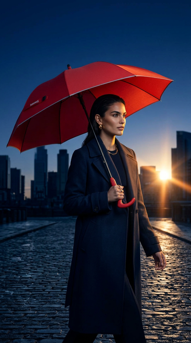 AI product shot of Long Umbrella