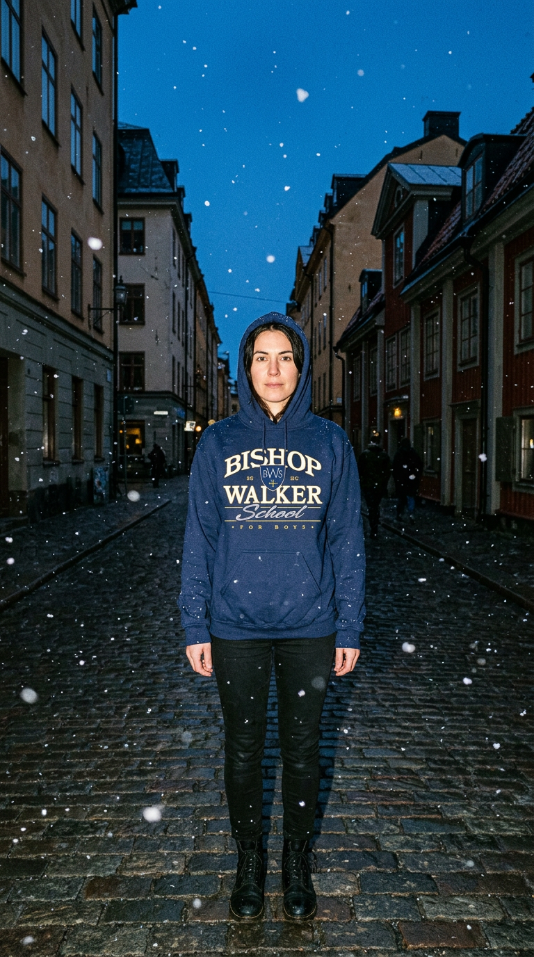 AI product shot of BWS Spirit Fleece Hoodie (Adult Unisex)