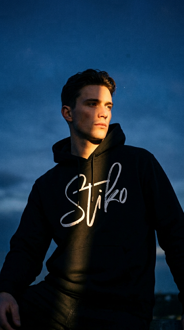 AI product shot of HOODIE – STIKO