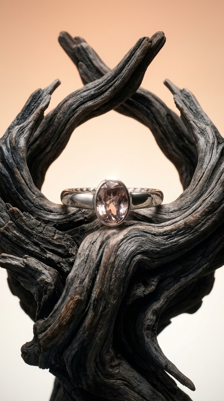 AI product shot of Brown Zircon Nazia