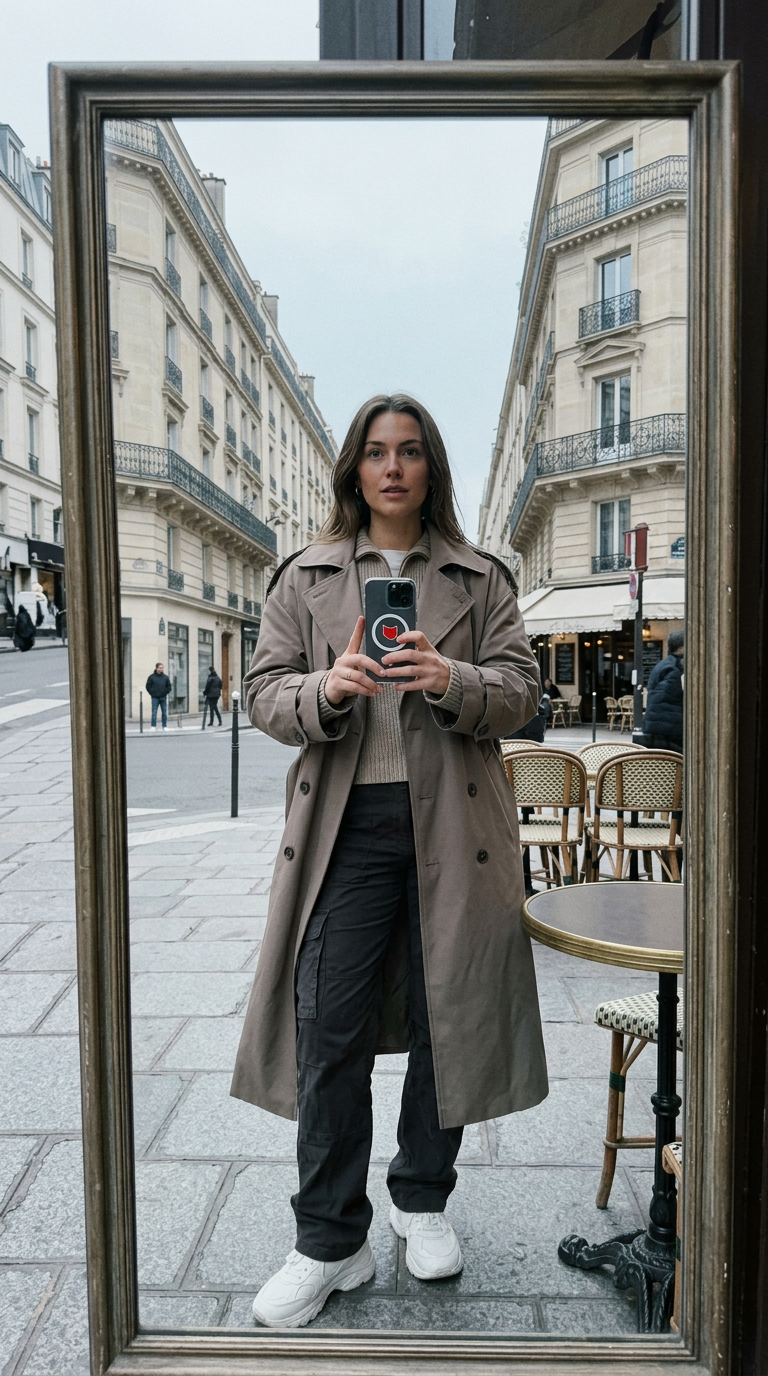 AI product shot of MagSafe Clear Case for iPhone